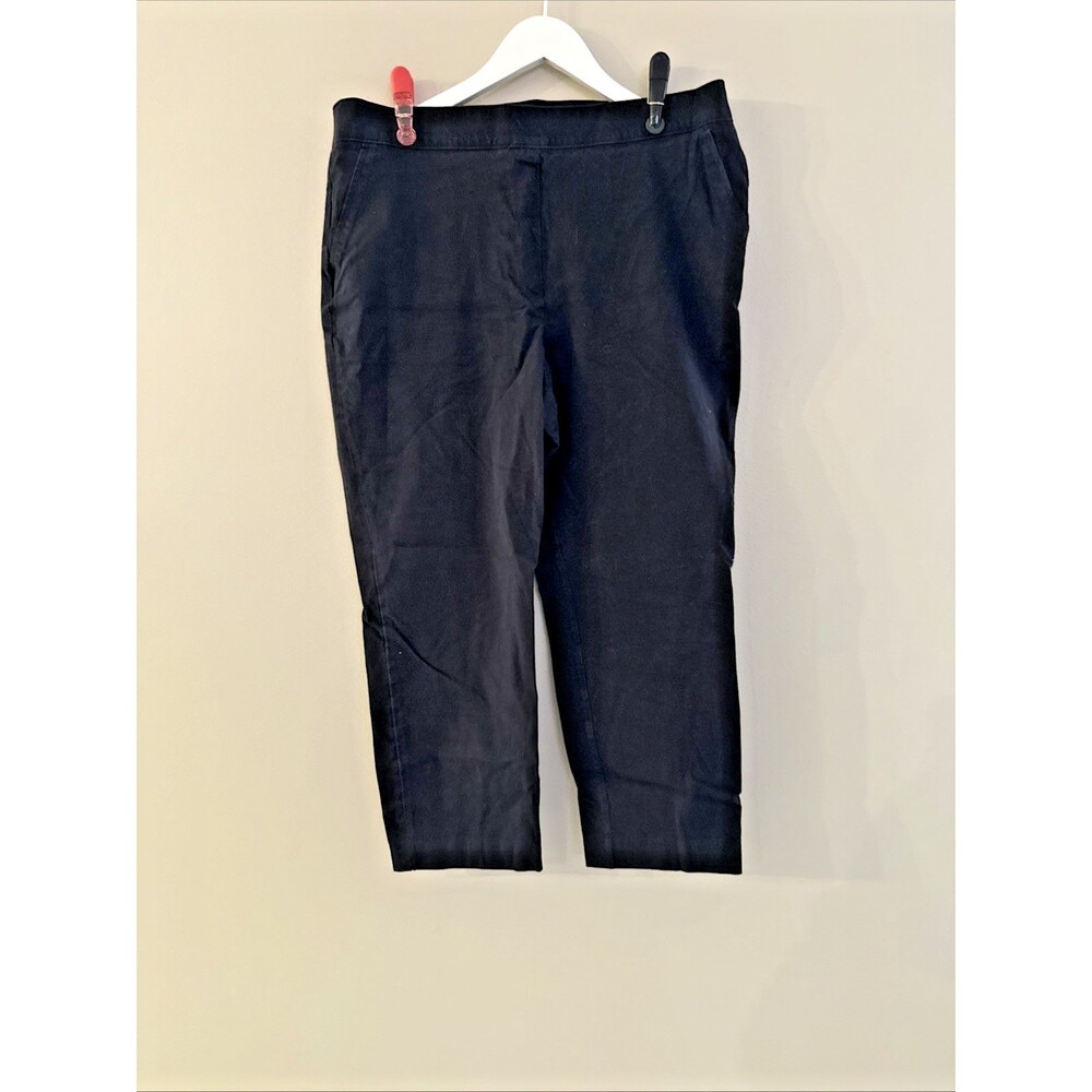 Spanx Pull On Cropped Black Pants XL